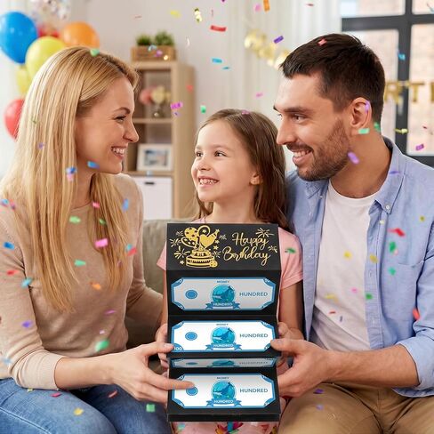 Birthday Money Holder, Cash Gift Money Birthday Card, Moneys Gift Holder with Built-in Moneys Slot for Elegant Gifting in Saudi Arabia
