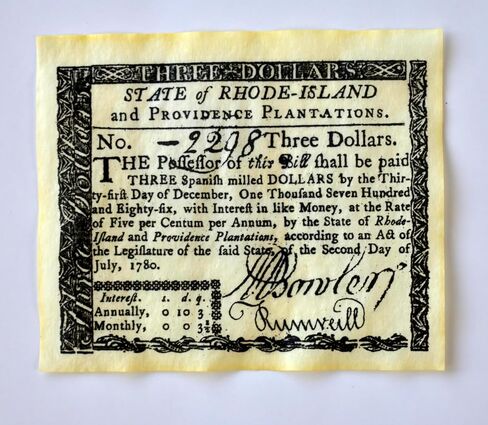 Our Amendments - Colonial and Revolutionary Currency Set B, Authentic Parchment Replica Bank Notes in Envelope- 7 Replica Bills from 1700's Included in Saudi Arabia