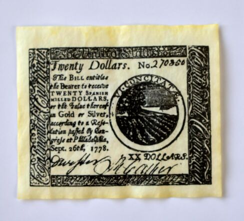 Our Amendments - Colonial and Revolutionary Currency Set B, Authentic Parchment Replica Bank Notes in Envelope- 7 Replica Bills from 1700's Included in Saudi Arabia