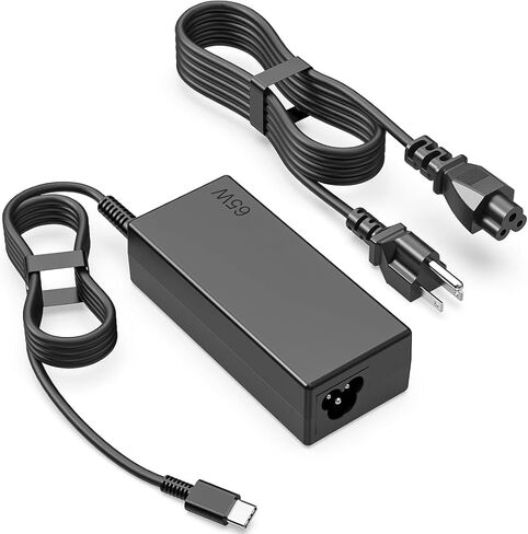 Universal 65W 45W USB C Type C AC Adapter Charger Compatible with Lenovo Chromebook 100e 300e 500e C330 S330 720s C630 730S S730 920 C930 Lenovo ThinkPad T430 T440 E440 E531 E540 L440 in Saudi Arabia