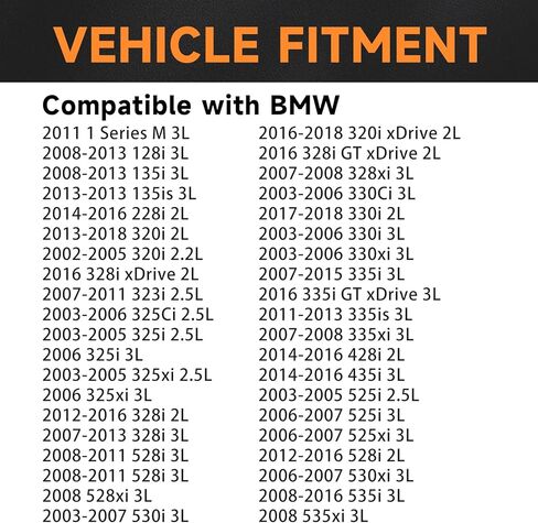 6 قطعة حزمة ملف الإشعال متوافقة مع BMW 128i 135i 135is 228i 320i 323i 325Ci 325i 325xi 328i 328xi 330Ci 330i 330xi 335i 335xi 428i M3 M5 M6 X1 X2 X3 X5 X6 Z3 Z4 كوبر 2001-2016 2.2L 2.5L, UF592 in Kuwait