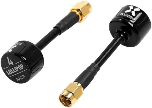 2pcs FOXEER FPV Antenna Lollipop 4 Updated Version 5.8GHz RHCP 2.6Dbi SMA for FPV Racing Drone Fatshark Goggles TX/RX in Saudi Arabia