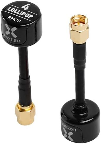 2pcs FOXEER FPV Antenna Lollipop 4 Updated Version 5.8GHz RHCP 2.6Dbi SMA for FPV Racing Drone Fatshark Goggles TX/RX in Saudi Arabia