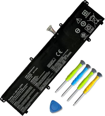 بطارية ASODI B21N1818-2 C21N1818-2 متوافقة مع Asus VivoBook 14 F412DA F412DK F412FJ F412FL A412FA A412DA A412FL A412FJ S14 S412FA S412FJ S412FL S412DA R424DA R424FA X412DA X412FA X4 12UA X515J in Saudi Arabia