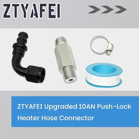 موصل خرطوم سخان بقفل دفع 10AN مطور لـ 2007.5-2024 Dodge Ram 6.7L Cummins 2500-5500 - بديل مانع للتسرب لـ 52014739AG، 55056711AC، 55056966AA، 68005253AA in Kuwait