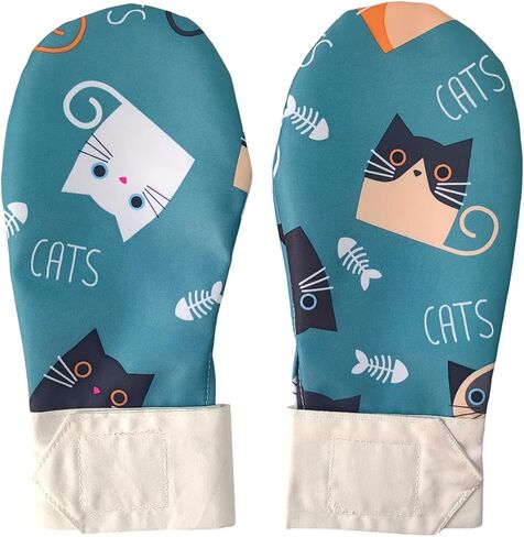2PCS Waterproof Sensory Chew Gloves, Chewing Mittens for Special Needs, Anti Finger Biting Compression for ADHD Autism Down Syndrome Boys and Girls in Saudi Arabia