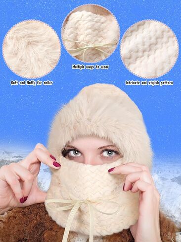3 Pack Winter Ski Mask Balaclava for Women Face Mask 3 in 1 Neck Warmer Hood Scarf Gear Hats for Men Cold Weather in Saudi Arabia