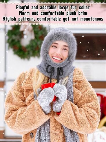 3 Pack Winter Ski Mask Balaclava for Women Face Mask 3 in 1 Neck Warmer Hood Scarf Gear Hats for Men Cold Weather in Saudi Arabia