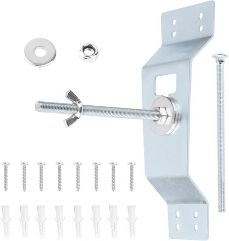 Wall Mount Spare Tire Carrier Bracket for Trailer, Spare Tire Mount for Enclosed Trailer with Secure Locking Nuts & Chute, Fits Most Tires (Enclosed, Cargo, Utility, Trucks, Vans) in Saudi Arabia