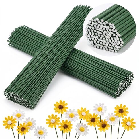 100Pcs 2mm Green Floral Wire Stems – 12 Inch Non-Rust Florist Wire for Flower Arranging, Wreath Making, DIY Crafts – Flexible & Strong Bulk Craft Wire in Saudi Arabia