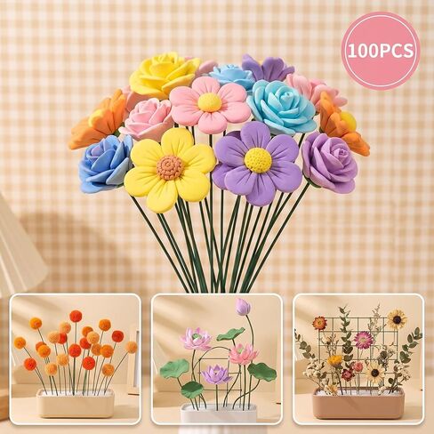 100Pcs 2mm Green Floral Wire Stems – 12 Inch Non-Rust Florist Wire for Flower Arranging, Wreath Making, DIY Crafts – Flexible & Strong Bulk Craft Wire in Saudi Arabia