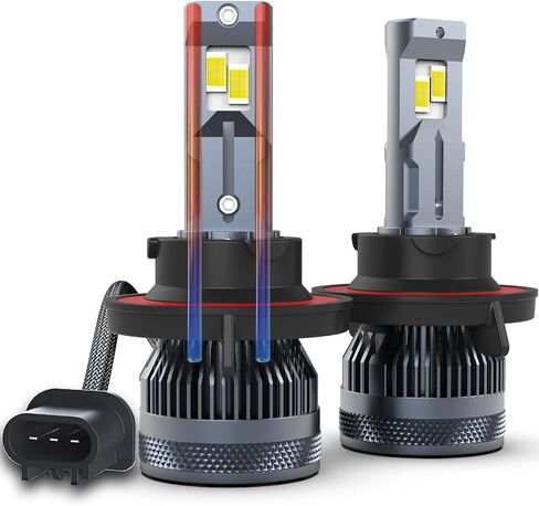 9008 H13 مصابيح LED لفورد F150 F250 F350 نيسان دودج رام داكوتا جي إم سي شيفروليه رام، 34901-HL4-A01 لهوندا بايونير تالون بولاريس رينجر RZR موستانج، 30000Lm 110W 6500K، شعاع عالي منخفض، عبوتان in Kuwait
