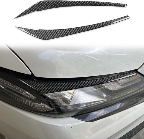 Real Bright Black Carbon Fiber Car Dashboard Speedometer Tachometer Display Screen Side Strip Sticker Auto Interior Accessories Compatible with Toyota Camry 2018 2019 2020 2021 2022 2023 2024 in Saudi Arabia