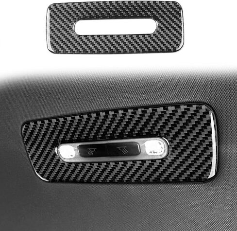 Real Bright Black Carbon Fiber Car Dashboard Speedometer Tachometer Display Screen Side Strip Sticker Auto Interior Accessories Compatible with Toyota Camry 2018 2019 2020 2021 2022 2023 2024 in Saudi Arabia