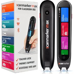 Scanmarker Pro | Translation Pen & Reading Pen for Kids & Adults | Assistive Tool & Language Translator Device for Dyslexia, Reading Support & Language Learners | Translator Pen for 100 Languages in Saudi Arabia