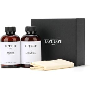 All in one Leather Cleaning Kit,Leather Cleaner and Leather Conditioner,Leather Care kit for Bag,Car seat,Restore Shine,Softens,Removes Stains,Leather Purse Cleaner,Leather Luster in Saudi Arabia