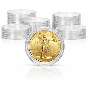 Air-Tite Holder H$5ML 25ct Coin Holder/Coin Capsules - Protect & Display 38mm Collectible Coins, Direct Fit for 38mm Coins & Canadian Silver Maple Leaf, Clear and Durable Protection in Kuwait