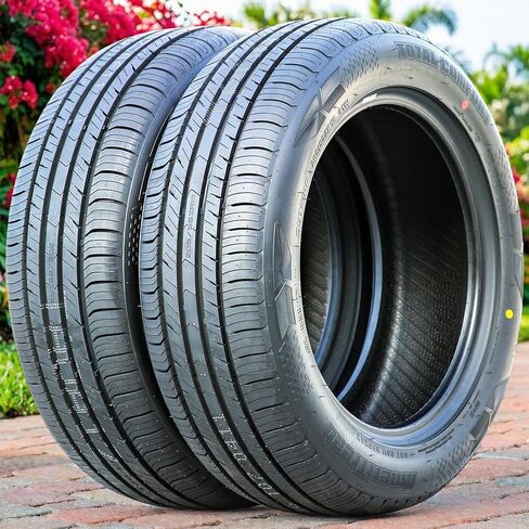 Set of 2 (TWO) Ameritread Total Comfort Passenger Car All-Season High Performance Radial Tires-205/55R16 205/55ZR16 205/55/16 205/55-16 91W Load Range SL 4-Ply BSW Black Side Wall UTQG 500AA in Saudi Arabia