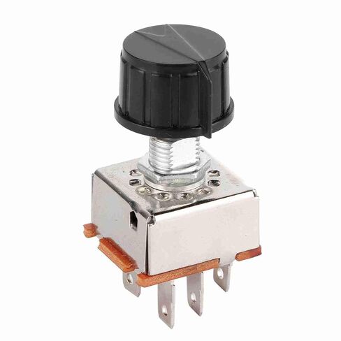 Sorandy Universal AC Blower Switch, 3 Speed Air Conditioning Volume Control Switch, Plastic Knob with Control Design, Ideal for Car Under Dash A C Units Replacement in Saudi Arabia