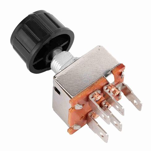 Sorandy Universal AC Blower Switch, 3 Speed Air Conditioning Volume Control Switch, Plastic Knob with Control Design, Ideal for Car Under Dash A C Units Replacement in Saudi Arabia
