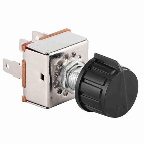 Sorandy Universal AC Blower Switch, 3 Speed Air Conditioning Volume Control Switch, Plastic Knob with Control Design, Ideal for Car Under Dash A C Units Replacement in Saudi Arabia