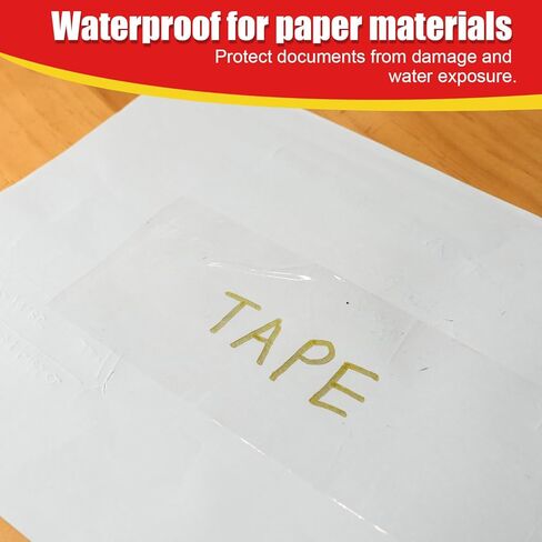 Wide Transparent Tape 4 inch x 110 Yards (330ft), Industrial Grade 4 inch Wide Clear Heavy Duty Packing Tape for Box Office Moving, Shipping and Mailing in Saudi Arabia