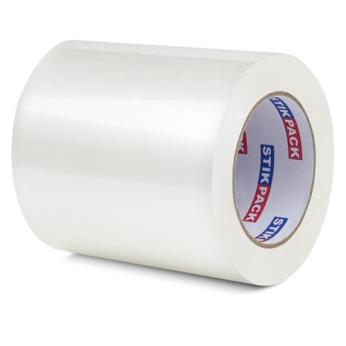 Wide Transparent Tape 4 inch x 110 Yards (330ft), Industrial Grade 4 inch Wide Clear Heavy Duty Packing Tape for Box Office Moving, Shipping and Mailing in Saudi Arabia