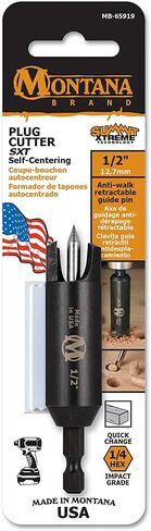 Montana Heavy Duty Self Center Plug Cutter, 1/2" with 1/4" Hex Shank in Saudi Arabia