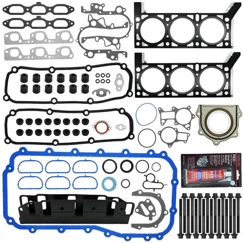HS26326PT Head Gasket Set w/Bolts for 2007-2011 J-eep Wrangler 3.8L V6 Cylinder Full Engine Head Gaskets Kit Replace 4648987AA VS50599R HS54740 7B0103483 in Saudi Arabia