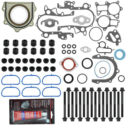 HS26326PT Head Gasket Set w/Bolts for 2007-2011 J-eep Wrangler 3.8L V6 Cylinder Full Engine Head Gaskets Kit Replace 4648987AA VS50599R HS54740 7B0103483 in Saudi Arabia