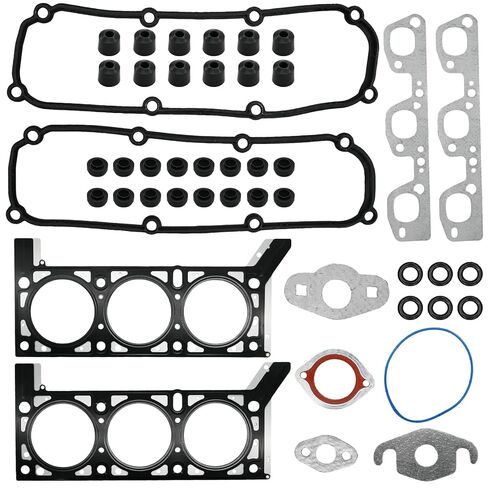 HS26326PT Head Gasket Set w/Bolts for 2007-2011 J-eep Wrangler 3.8L V6 Cylinder Full Engine Head Gaskets Kit Replace 4648987AA VS50599R HS54740 7B0103483 in Saudi Arabia