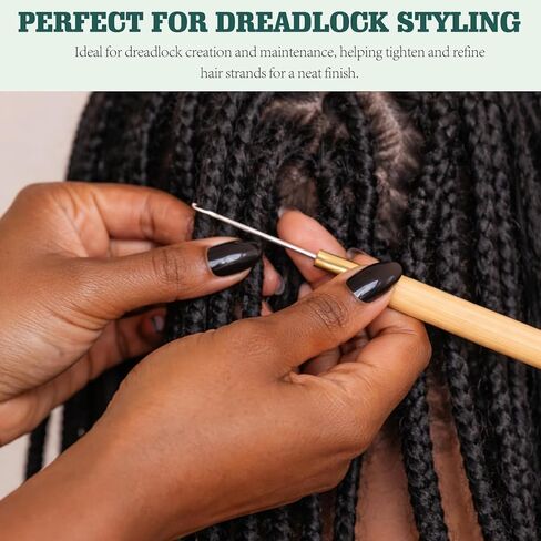 Mnvhoky Crochet Latch Hook Pulling Needles with Plastic Handle, Hair Extension Loop Tool for Silicone Beads & Feather Extensions(10PCS) ﻿ in Saudi Arabia