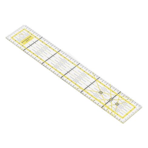 Generic مسطرة خياطة اللحف من الأكريليك، مسطرة قطع قماش عالية الدقة مقاس 5 × 30 سم للخياطة بنفسك، مع خطوط واضحة للقواطع الدوارة وحصائر القطع in Kuwait