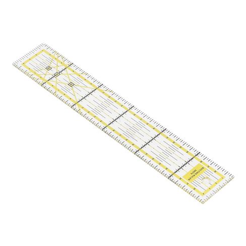 Generic مسطرة خياطة اللحف من الأكريليك، مسطرة قطع قماش عالية الدقة مقاس 5 × 30 سم للخياطة بنفسك، مع خطوط واضحة للقواطع الدوارة وحصائر القطع in Kuwait