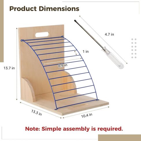 Metal and Wooden Clipboard Storage, Heavy Duty Clipboard Organizer Rack with 12 Slots, Easy Assembly for Classroom Office in Saudi Arabia