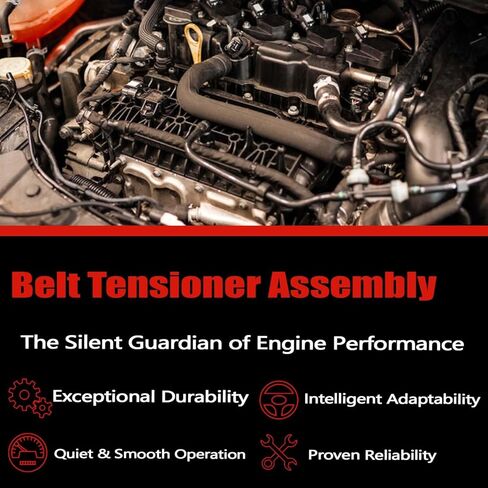 طقم شداد حزام توقيت المحرك من AUCERAMIC متوافق مع Ford Fiesta 2011-2019 Fiesta Ikon 2011-2015 1.6L L4 GAS DOHC TCK343 T343 T43171 in Kuwait