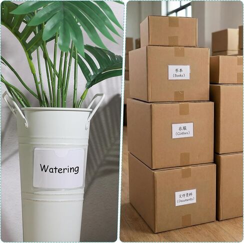 24PCS Self Adhesive Label Pockets, 3 x 2 inch Clear Index Card Pockets, Top Open Plastic Label Holders for Storage Bins, Library Cards, Organizing and Protecting in Saudi Arabia