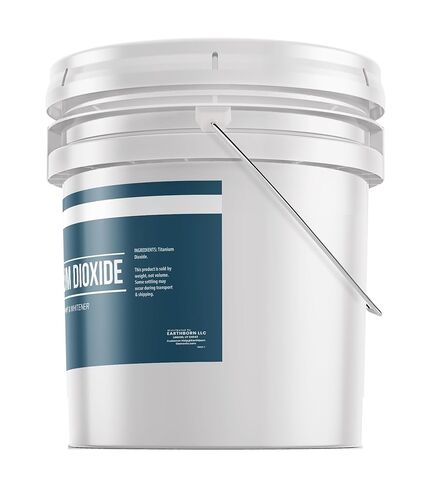 Earthborn Elements Titanium Dioxide (1 Gallon), DIY Essential, Resealable Bucket in Saudi Arabia