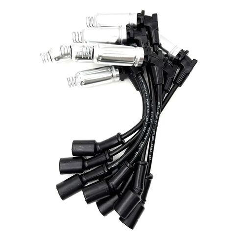 أسلاك الإشعال متوافقة مع شيفروليه لـ Avalanche 6.0L V8 2007 2008 أسلاك توصيل الإشعال 19297032 12558693 19005218 88862385 748RR 9748RR in Kuwait