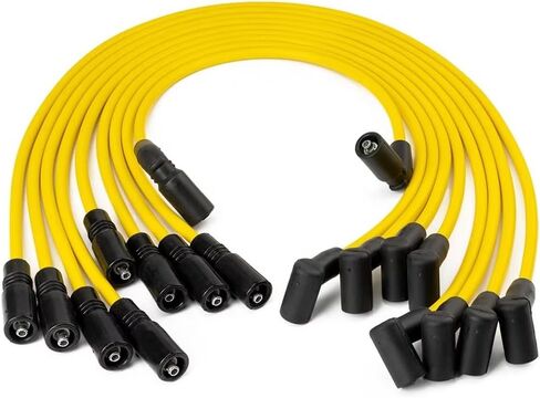 وصلات اشتعال متوافقة مع شيفروليه لـ C1500 V8 5.7L 5.0L 1996 1997 1998 1999 2X1197 9718Q 88862089 سلك توصيل الإشعال in Kuwait