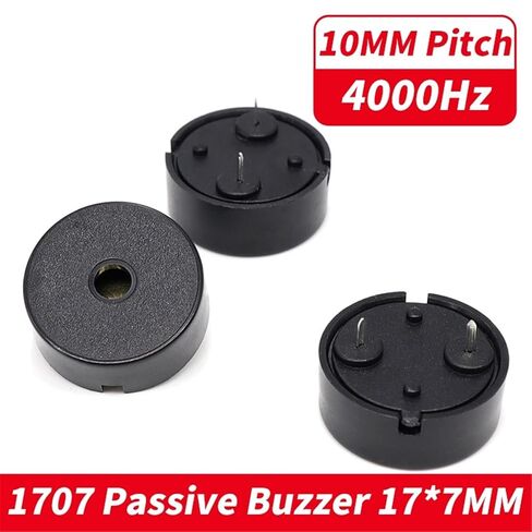 10 قطعة 1707 صفارة كهرضغطية سلبية إنذار Dimension17x7MM تردد المحرك 4000 هرتز روش الجرس in Kuwait