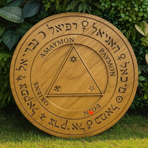 طاولة ممارسة الصراخ "TRITHEMIUS" منحوتة من خشب البلوط الأوروبي الصلب مقاس 12 بوصة | نحت خشبي لطاولة ممارسة الصراخ من Trithemius in Kuwait