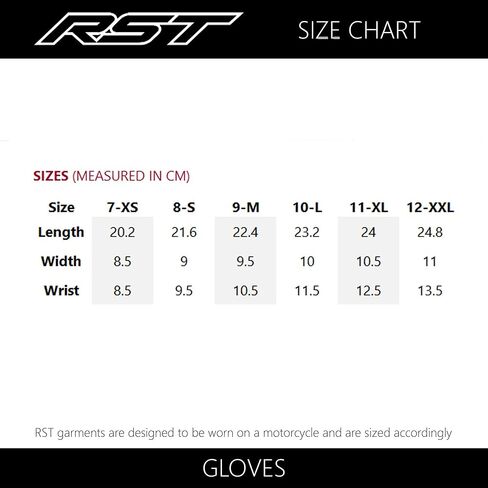 قفاز قصير RST Tractech Evo 4 CE (أسود، 2X-Large) in Kuwait