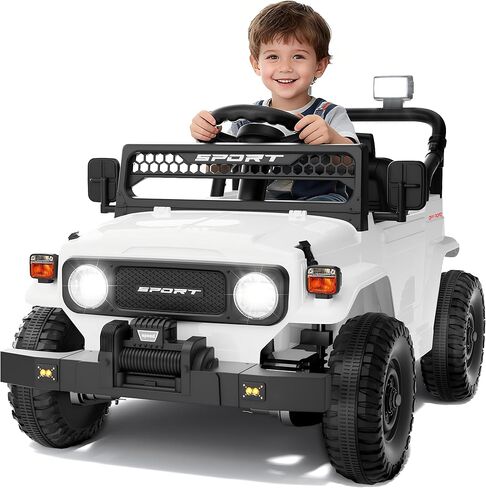 12V 7Ah Ride On Car with Remote Control for Girls,3 Speeds,Outdoor Electric Car Toys for Toddlers 1-3,Kids 3-5,Battery Powered,Spring Suspension,LED Lights,Music (Pink) in Saudi Arabia