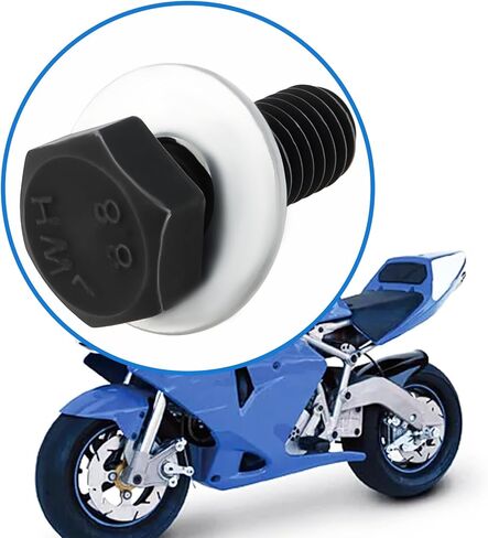 2Pcs Flywheel Fixing Bolt Washer M8 Compatible with Minimoto Compatible with Pocket ATV 47 49cc in Saudi Arabia