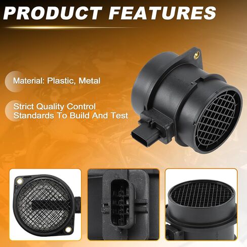 Car MAF Mass Air Flow Sensor Assembly for Chevrolet Silverado for Jeep Grand Cherokee 2014-2019 for Ram 1500 V6 2014-2018 V6 3.0L Diesel Replacement 68151956AB/MAS0473/0281006340 in Kuwait