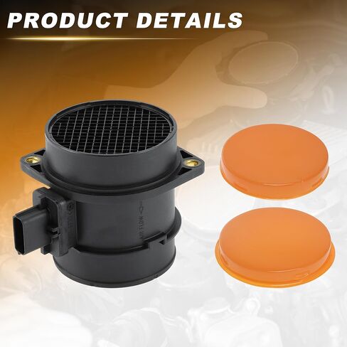 Car MAF Mass Air Flow Sensor Assembly for Chevrolet Silverado for Jeep Grand Cherokee 2014-2019 for Ram 1500 V6 2014-2018 V6 3.0L Diesel Replacement 68151956AB/MAS0473/0281006340 in Kuwait
