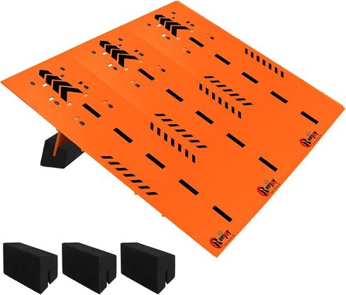 RC Car Jump Ramp Takeoff Board RC Ramp with Foam Base for Jumping Stunt Playset for 1/14 1/16 1/18 1/24 Remote Control Model Car, 3 Boards (Green) in Saudi Arabia