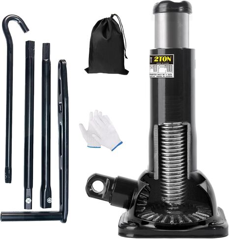 2 Ton (4,000 lb) Truck Jack Heavy Duty - All Mechanical Jack for Trucks and SUVs, No Oil, No Leaks, Emergency Car Jack for F150 Silverado Ram, Off-Road Tire Change Kit with Gloves, Bag & Crank in Saudi Arabia