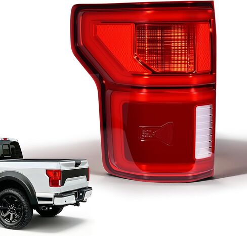 LED Tail Lights Compatible with 2018 2019 2020 Ford F150 with BlindSpot Left Driver Side Rear Light Tail Lamps Assembly Waterproof Replacement KL3Z13405B in Saudi Arabia